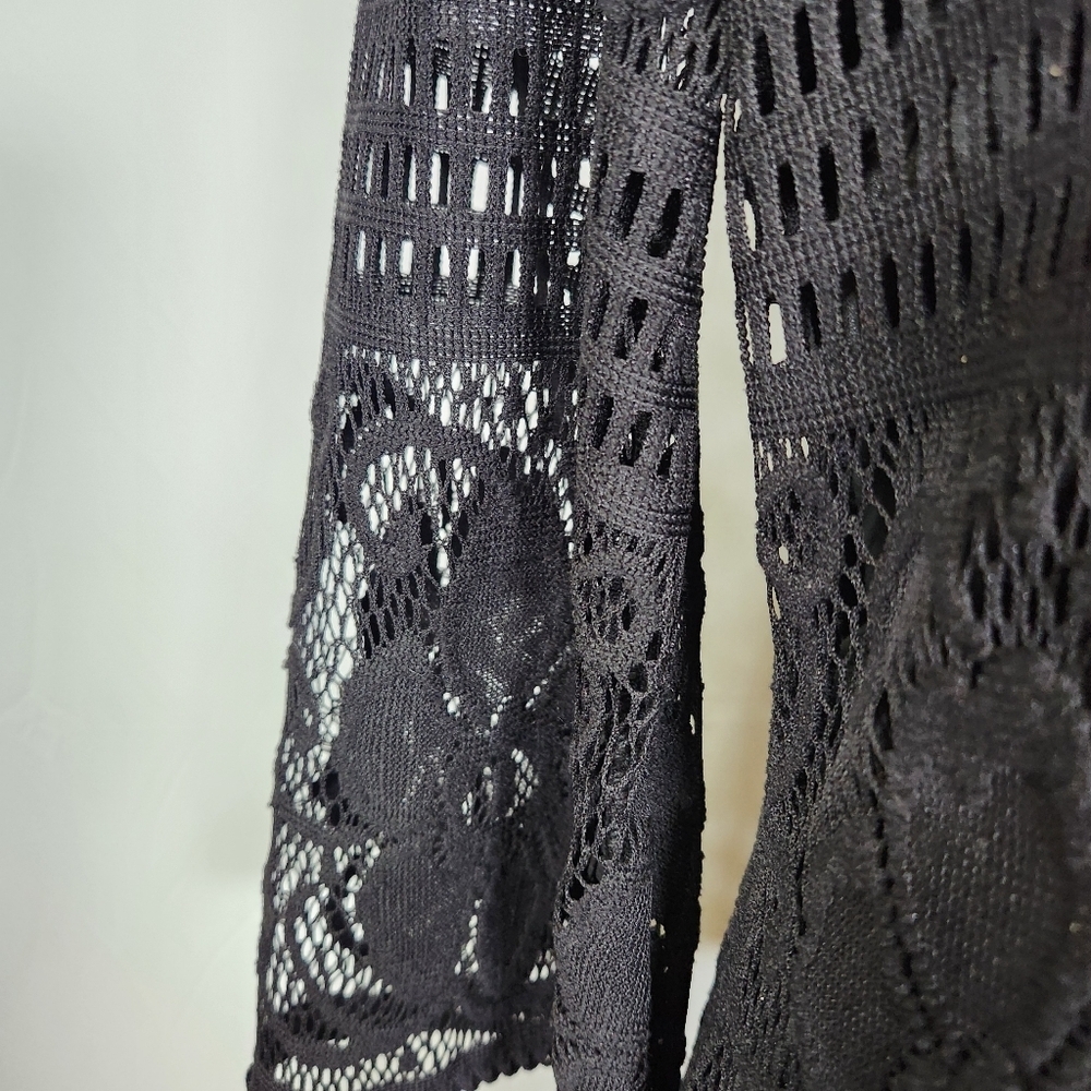 Peck & Peck Black Lace Tunic - Picture 5 of 6